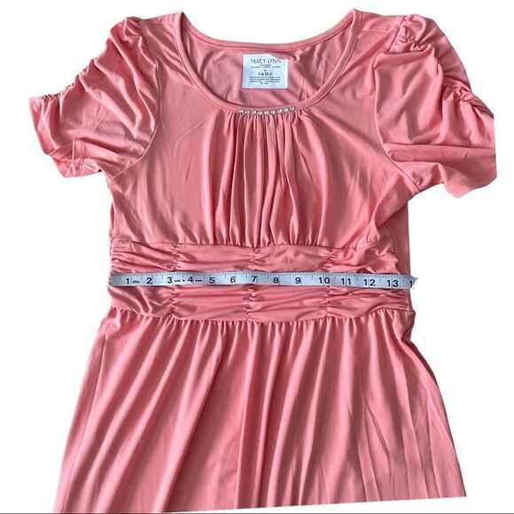 Tracy Lynn Ruched Fit & Flare Dress Sz M - Picture 9 of 11